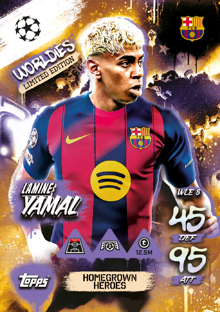 UCC Match Attax 2025/26 - Mini Tin - Homegrown Heroes