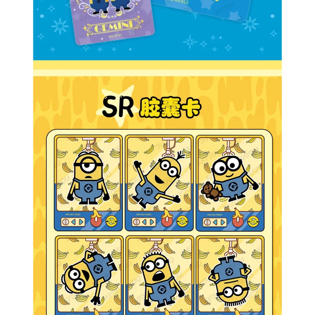 Kayou Minions wave 1 Tier 2 Trading Cards Booster Box | 30 Sealed Packs, 4 Cards Per Pack | 120 Collectible Cards | Despicable Me Minion Cards for Kids & Collectors