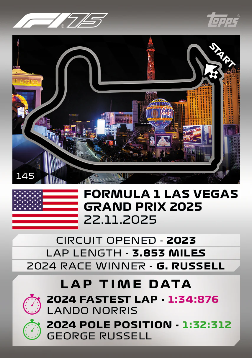 Topps Turbo Attax Formula 1® 2025 - Diamond Edition Mega Tin - contains 66 cards including 6 LE's and 5 exclusive cards.