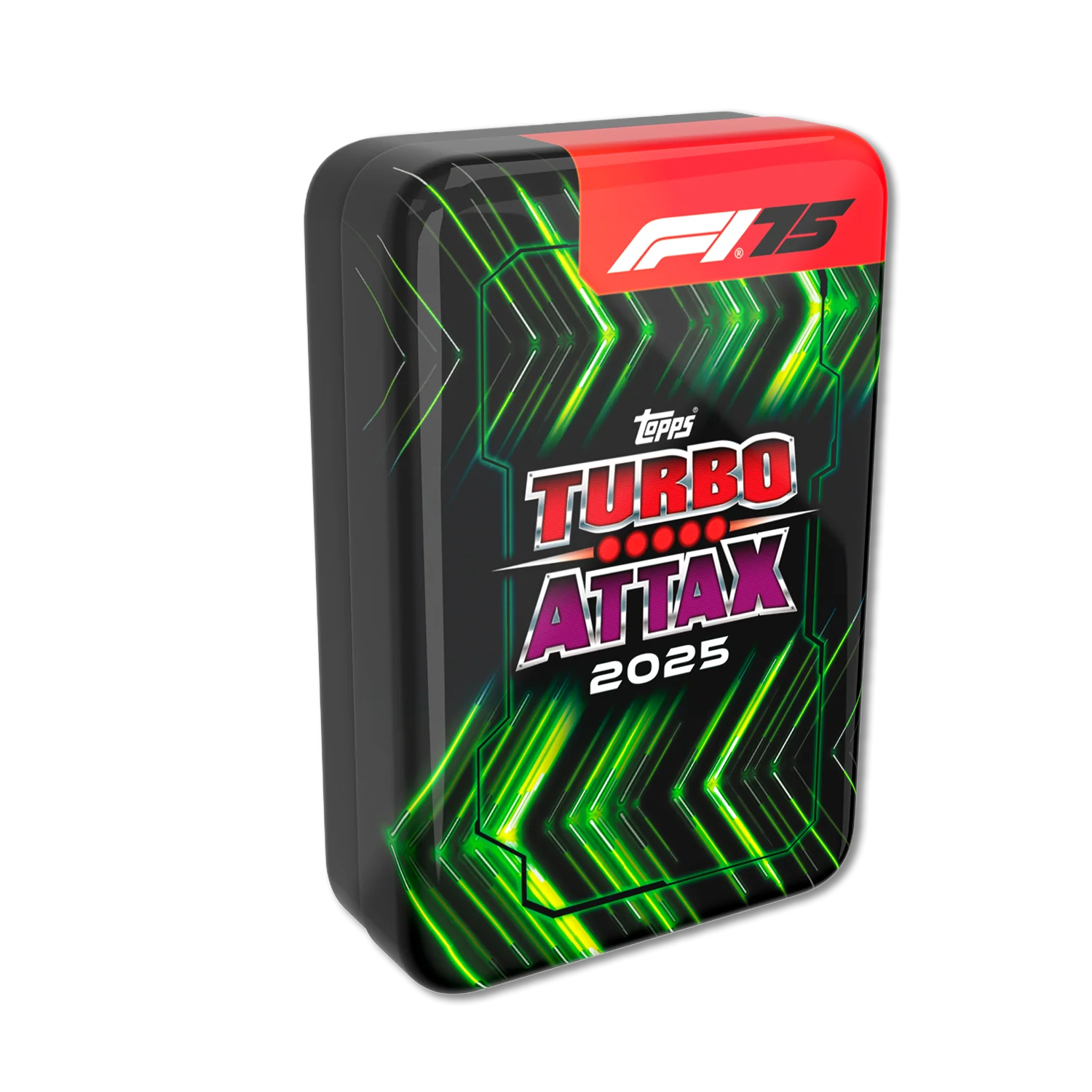 Topps Turbo Attax Formula 1® 2025 - Mega Tin - Shakedown - contains 66 cards including 6 LE's and 4 Exclusive 'Shakedown' Cards!