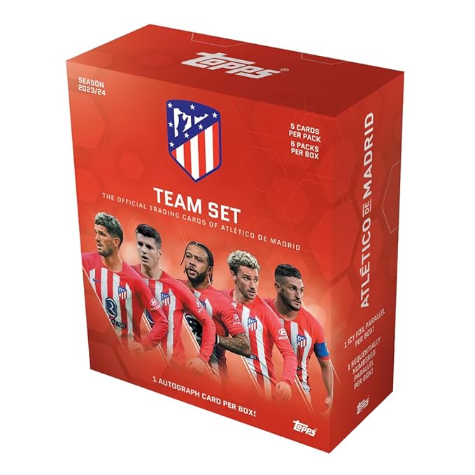 Topps Atlético De Madrid Card Game Official Team Set 23/24